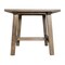 Flash Furniture Square 21.75 W, 21.75 L, Rubberwood (Parawood), Rustic Brown LFS-4005-RSTBRN-GG - alternate 6